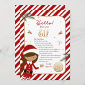 Hallo von Elf Willkommensbrief Einladung (Vorne/Hinten)