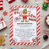 Hallo von Ihrem Elf, Ankunftsbrief des Weihnachtse