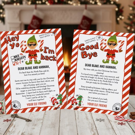 Hallo von Ihrem Elf, Ankunftsbrief des Weihnachtse