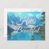 Hallo, von irgendwo her postkarte (Vorne/Hinten)