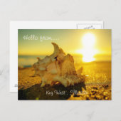 Hallo von... Key West, Florida Postkarte (Vorne/Hinten)