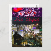 Hallo von Las Vegas Boulevard Postkarte (Vorne/Hinten)