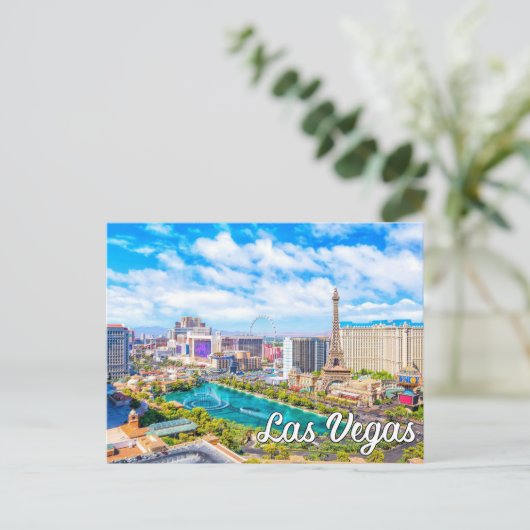 Hallo Von Las Vegas, Nevada, Vereinigte Staaten Postkarte (Stehend Vorderseite)