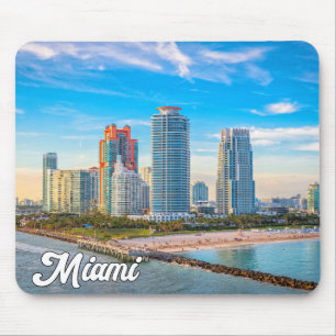 Hallo von Miami, Florida, Vereinigte Staaten Mousepad