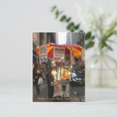 Hallo von New York City Postcard Postkarte (Stehend Vorderseite)