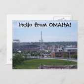 Hallo von OMAHA! Postkarte (Vorne/Hinten)