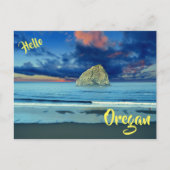 Hallo von Oregan Reise Postkarte (Vorderseite)