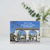 Hallo von Paramount     StudiosPostcard Postkarte (Stehend Vorderseite)