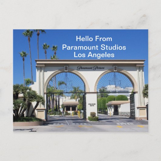 Hallo von Paramount     StudiosPostcard Postkarte (Vorderseite)