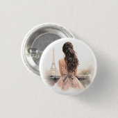 Hallo von Paris Button (Vorne & Hinten)