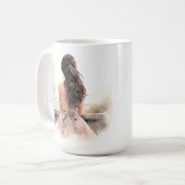 Hallo von Paris Kaffeetasse (Vorderseite Links)