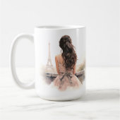 Hallo von Paris Kaffeetasse (Links)