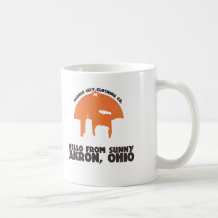Hallo von sonnigem Akron Ohio Kaffeetasse