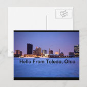Hallo Von Toledo, Ohio Postcard Postkarte (Vorne/Hinten)