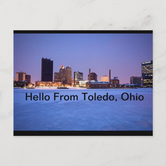 Hallo Von Toledo, Ohio Postcard Postkarte (Vorderseite)