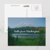 Hallo von Washington Postkarte (Vorne/Hinten)