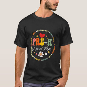 Hallo Vorschul-Traumteam-Lehrer Kindergarten 1. Ta T-Shirt