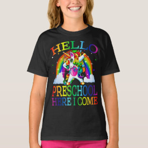 Hallo Vorschule Hier komme ich wieder zur Schule T-Shirt