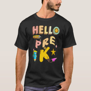 Hallo Vorschule, ich komme  Geschichtslehrer Esl u T-Shirt