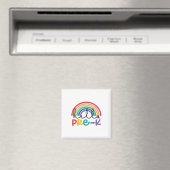 Hallo Vorschule Regenbogen Ck Zur Schule Lehrer Sc Magnet (In Situ (Geschirrspüler))
