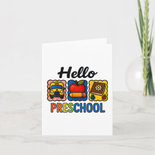 Hallo Vorschule zurück zum Schüler Karte