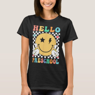 Hallo Vorschullehrer Kinder Team Pre-k Pre K Zurüc T-Shirt