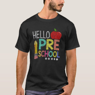 Hallo Vorschullehrer-Team Vorschul-Squad Mädchen T-Shirt