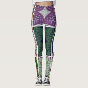 Hallo Waist Star lieblich feminin Print Wochenende Leggings