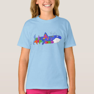 Hallo Wal-Kinder-Shirt T-Shirt