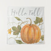 Hallo Wandteppich (Vorderseite (Horizontal))