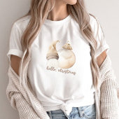 Hallo Weihnachten Beige Gnome Ornament Sweatshirt