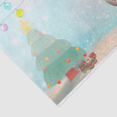 Hallo Weihnachten der 50er Jahre! Seidenpapier (Ausschnitt)