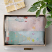 Hallo Weihnachten der 50er Jahre! Seidenpapier (Geschenk)