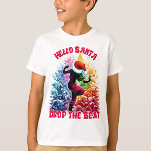 Hallo Weihnachten, lasst den Schlag fallen. T-Shirt