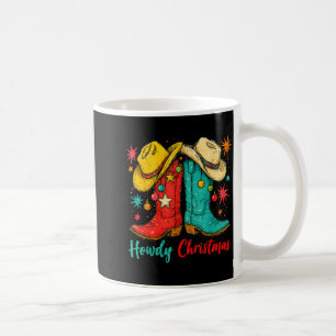 Hallo Weihnachten Xmas Cowboy Stiefel Western Männ Kaffeetasse