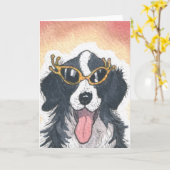 Hallo Welpen! Karte (Gelbe Blume)