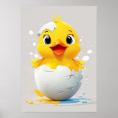 Hallo Welt! Chick Chick Poster (Vorne)