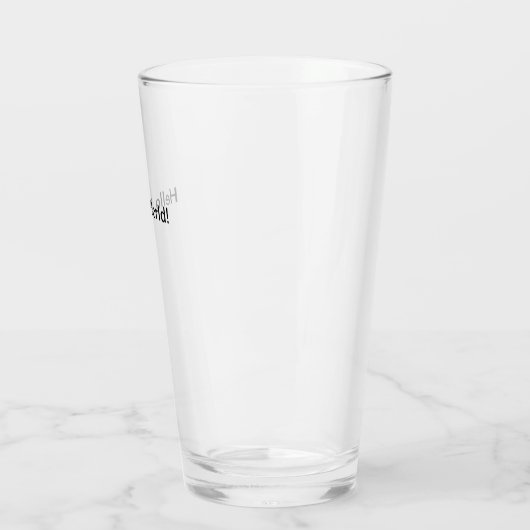 Hallo, Welt! Glas (Links)