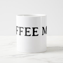 Hallo Welt Minimalistische weiße Kaffeetasse* Jumbo-Tasse