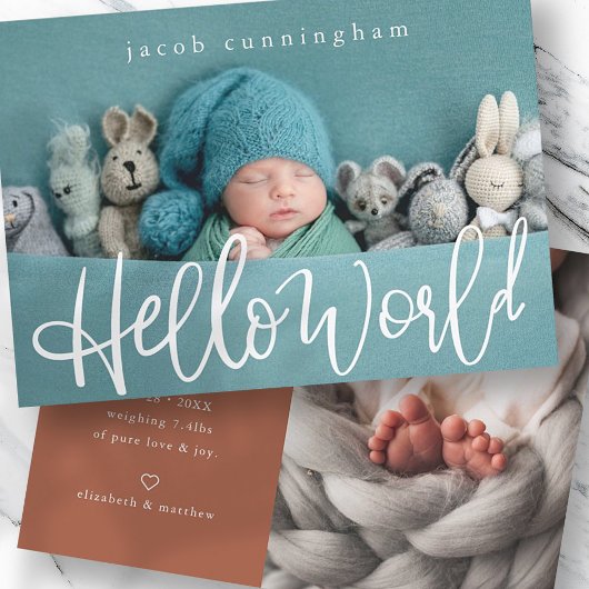 Hallo Welt! Modernes, spielerisches Script New Bab