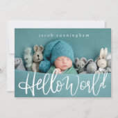 Hallo Welt! Modernes, spielerisches Script New Bab (Vorderseite)