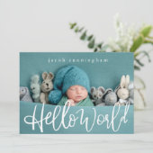 Hallo Welt! Modernes, spielerisches Script New Bab (Stehend Vorderseite)