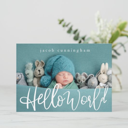 Hallo Welt! Modernes, spielerisches Script New Bab (Stehend Vorderseite)