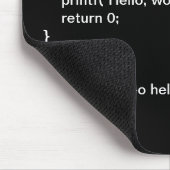 Hallo Welt! Mousepad (Ecke)