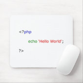 hallo Welt Mousepad (Mit Mouse)