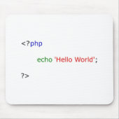 hallo Welt Mousepad (Vorne)