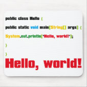 Hallo, Welt! Mousepad (Vorne)