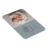 Hallo Welt Multi Foto moderne geometrische + Skrip Magnet (Rechte Seite)