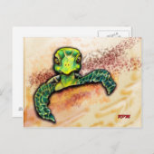 Hallo Welt! Postkarte (Vorne/Hinten)