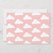 Hallo Welt Wolken rot Ankündigung (Rückseite)